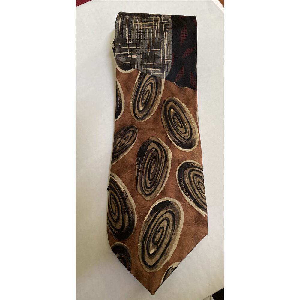 CHEZ ROFFE Bold Abstract Art Deco Urban Artsy‎ Necktie.